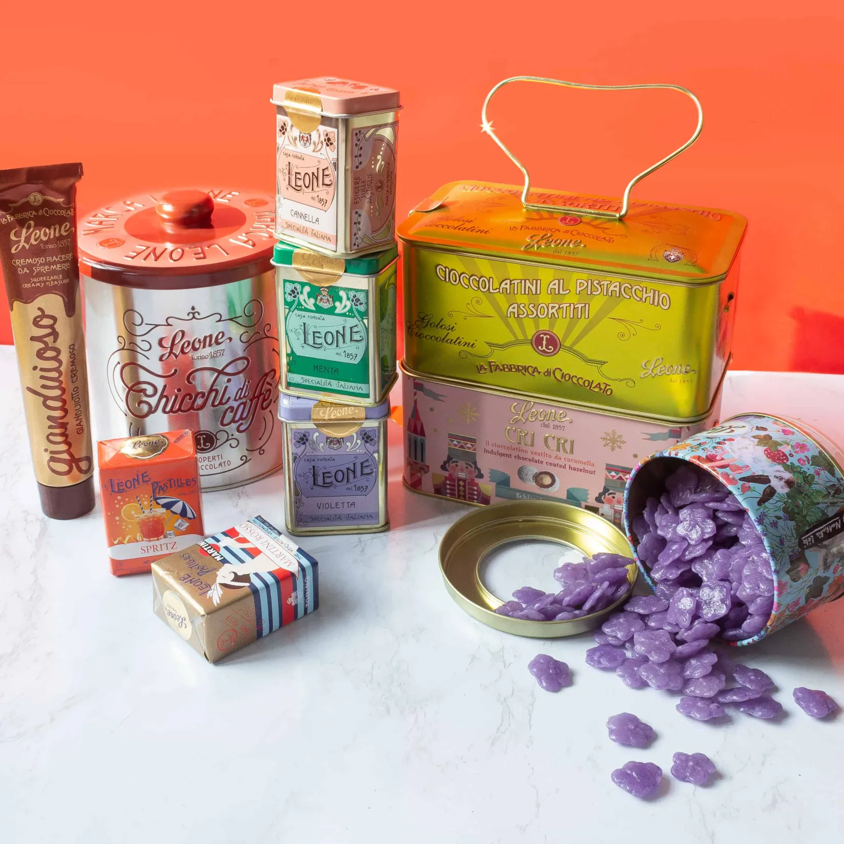 Hot Pistachio Chocolate Tin, 150g Ingredients Brands|Italian Ingredients