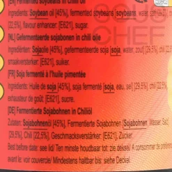 Discount Fermented Soybean in Chilli Oil, 280g Ingredients Brands|Sauces & Condiments