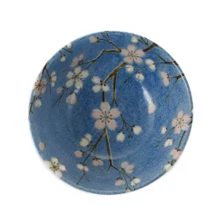 Discount Light Blue Sakura Blossom Noodle Bowl, 15.5cm Tableware Brands|Japanese Ingredients