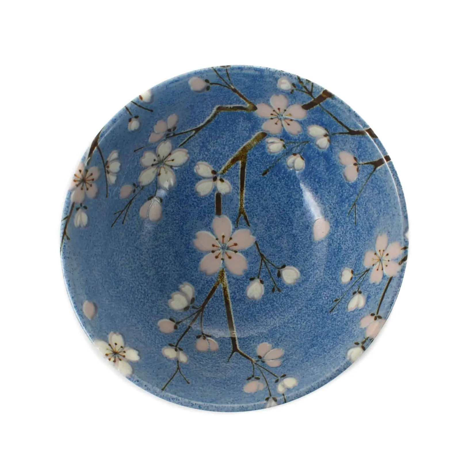 Discount Light Blue Sakura Blossom Noodle Bowl, 15.5cm Tableware Brands|Japanese Ingredients