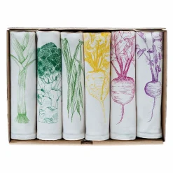 Clearance Garden Veg Mixed Design Napkins Box of 6 Tableware Brands|Table Setting