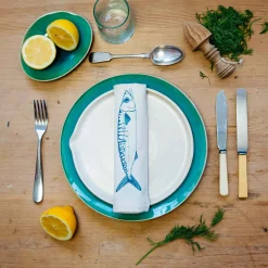 New Sardine Design Napkins Box of 6 Table Setting|Serveware