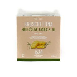 Hot Bruschettina With Olive Oil, Garlic & Basil, 80g Ingredients Brands|French Ingredients