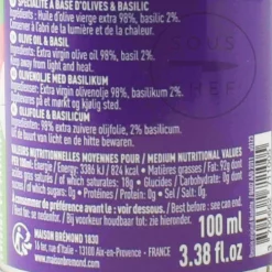 Online Extra Virgin Olive Oil with Basil, 100ml Ingredients Brands|French Ingredients