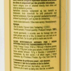 Best Heritage Ripe Fruity Provence Extra Virgin Olive Oil, 500ml Ingredients Brands|French Ingredients