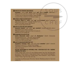 Sale Organic Navettes Cakes By Pierre Herme, 240g Ingredients Brands|French Ingredients