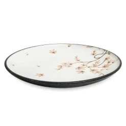 Maple Leaf Round Dinner Plate, 25.5cm Japanese Ingredients|Plates