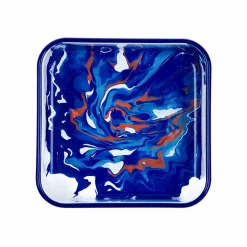 Discount Marble Enamel Square Roasting & Serving Dish, 21cm Baking Supplies & Equipment