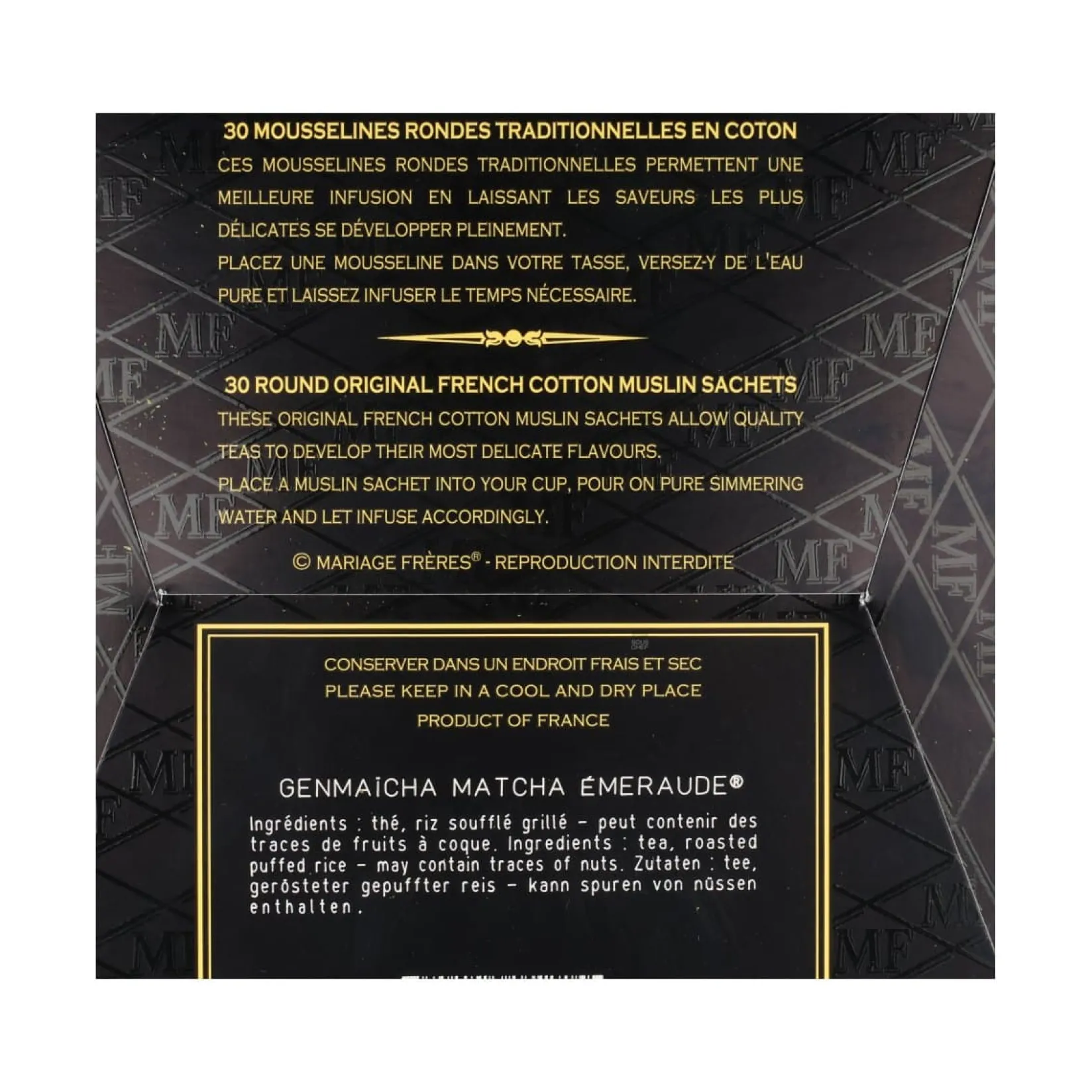 Best Genmaicha Matcha Emeraude Tea Bags, 75g Ingredients Brands|Drinks