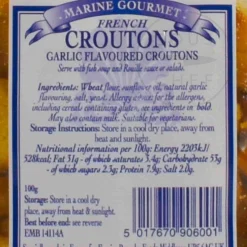 New Garlic Croutons, 100g Ingredients Brands|French Ingredients