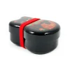 Maruko Black Cat 2-Tier Bento Box, 520ml Japanese Ingredients|Picnicware