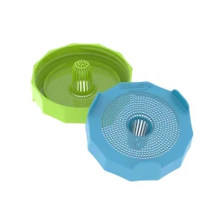 Outlet Wide Mouth Bean Screens Sprouting Lids, Set of 2 Pickling, Preserving & Fermenting Jars