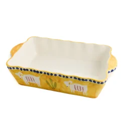 Best Gallina Yellow Goat Rectangular Roasting Dish Baking Supplies & Equipment