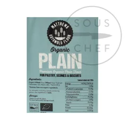 Best Matthews Cotswold Organic Plain Flour, 1.5kg Made In The Uk|Baking Ingredients