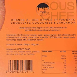 Best 9 Piece Dark Chocolate Dipped Orange Slices Ingredients Brands|Made In The Uk