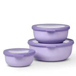 Discount Cirqula Round 3 Piece Set, Nordic Lilac Tableware Brands|Food Storage & Containers