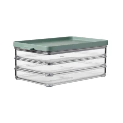 Clearance Omnia 3 Layer Fridge Storage Box for Meat Cuts, Nordic Sage Tableware Brands|Food Storage & Containers