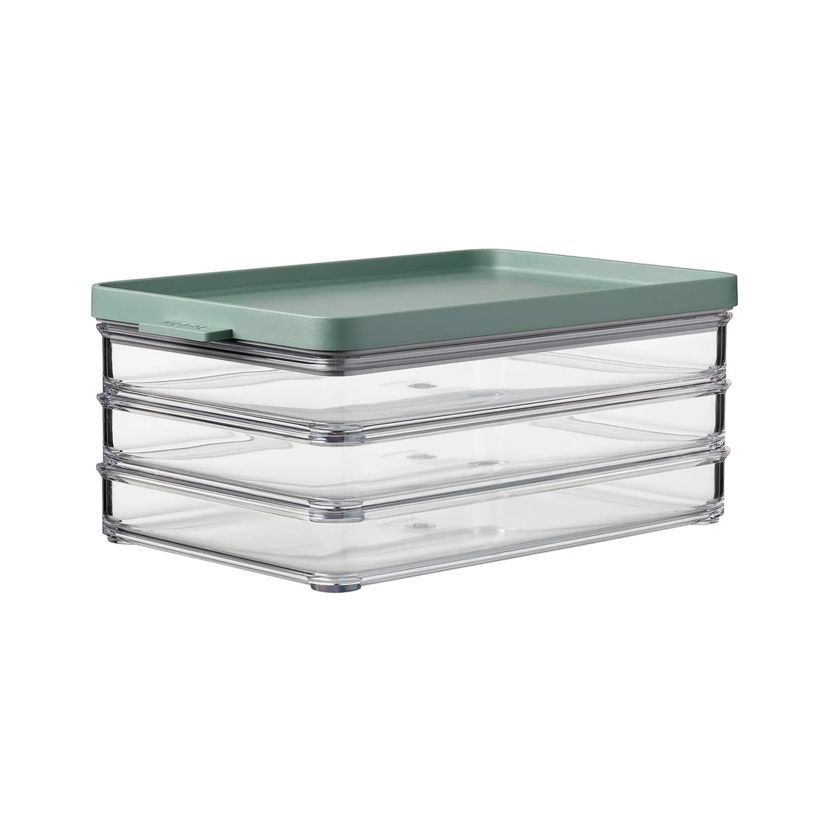 Clearance Omnia 3 Layer Fridge Storage Box for Meat Cuts, Nordic Sage Tableware Brands|Food Storage & Containers