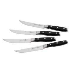 Discount Avanta Steak Knife, Set of 4, Black Kitchen Knives