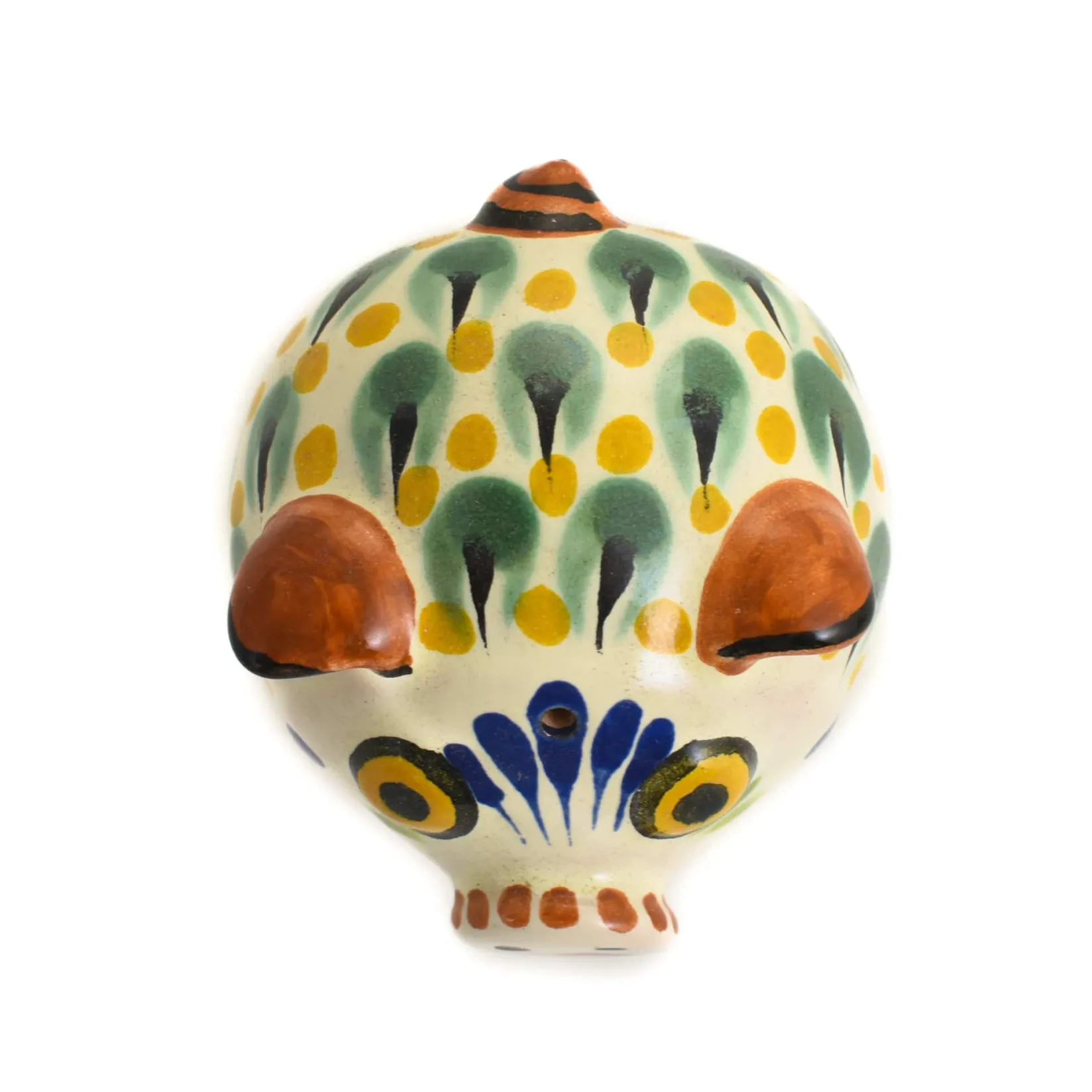 Online Mexican Hand Painted Blue Pig Salt & Pepper Shaker Set Mexican Ingredients|Table Setting