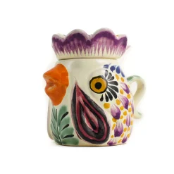 Outlet Mexican Hand Painted Rooster Sugar Bowl Mexican Ingredients|Tableware Brands