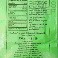 New Orecchiette, 500g Ingredients Brands|Pasta, Rice & Beans