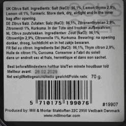 New Citrus Salt Flakes, 70g Ingredients Brands|Middle Eastern Ingredients