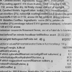 Best Crystallised Violet Pieces, 40g French Ingredients|Baking Ingredients