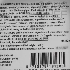 Organic Mermaids Bite Spice Blend, 40g Ingredients Brands|Herbs & Spices