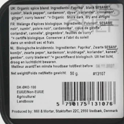 Sale Organic Tandoori Masala, 50g Indian Ingredients|Herbs & Spices