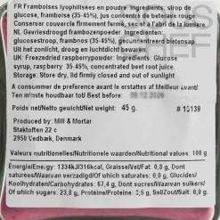 Clearance Raspberry Powder, 45g Ingredients Brands|Baking Ingredients