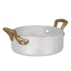 Clearance Mini Casserole with Brass Handles for Serving, 12.5cm Pots & Pans