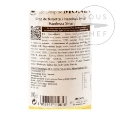 Online Hazelnut Syrup, 1 litre Ingredients Brands|Drinks