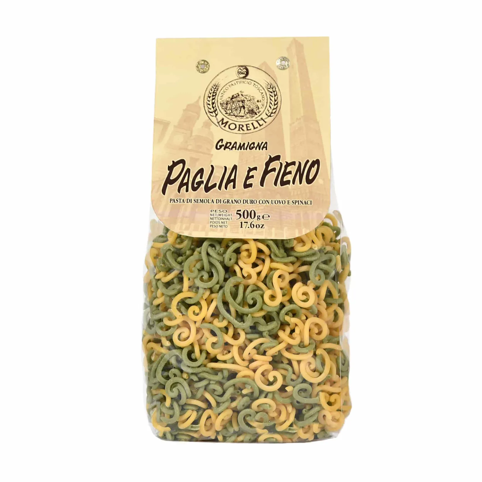Best Gramigna Paglia e Fieno, 500g Italian Ingredients|Pasta, Rice & Beans