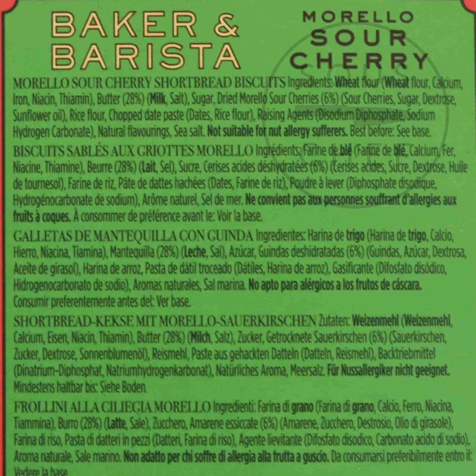 Outlet Morello Sour Cherry Biscuits, 120g Cakes & Bakery|Ingredients Brands