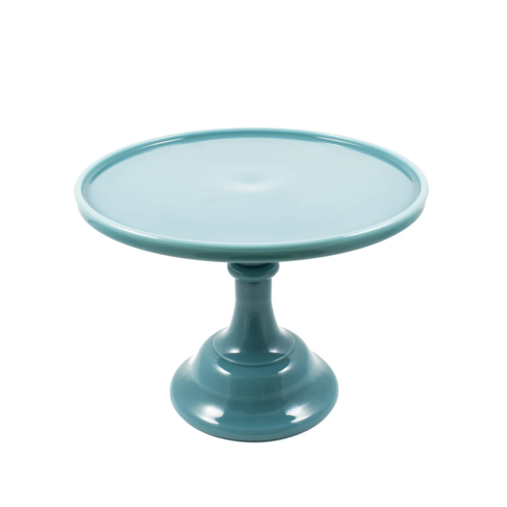 Hot Georgia Blue Milk Glass Cake Stand 10" Tableware Brands|American Ingredients