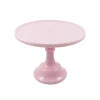 Sale Pink Milk Glass Cake Stand 10" Serveware|American Ingredients