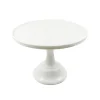 Clearance White Milk Glass Cake Stand American Ingredients|Serveware