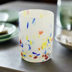 Murano Glass Tumbler, Rainbow Tableware Brands