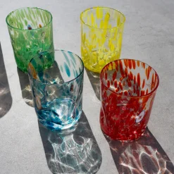 Online Murano Glass Tumbler, Yellow Table Setting|Drinking Glasses