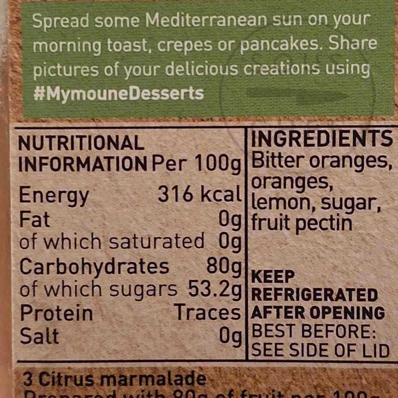 Hot Citrus Marmalade, 340g Ingredients Brands|Jam, Honey & Spreads