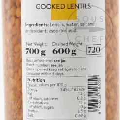 Lentejas - Brown Lentils, 700g Spanish Ingredients|Pasta, Rice & Beans