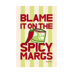Clearance Spicy Margs Tea Towel Kitchen Textiles & Clothing