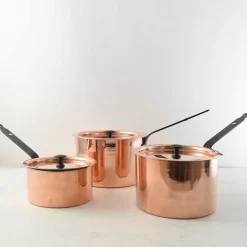Clearance Copper Saucepan with Lid Made In The Uk|Pots & Pans