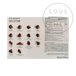 Milk Belgian Chocolate Selection, 265g Ingredients Brands|French Ingredients