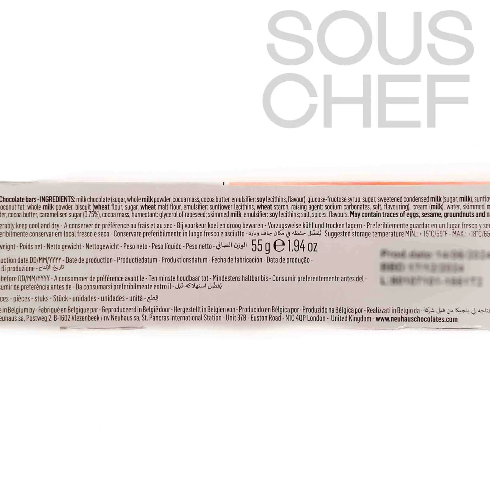 Outlet Milk Chocolate Crunchy Caramel Bar, 55g Ingredients Brands|Chocolate & Sweets