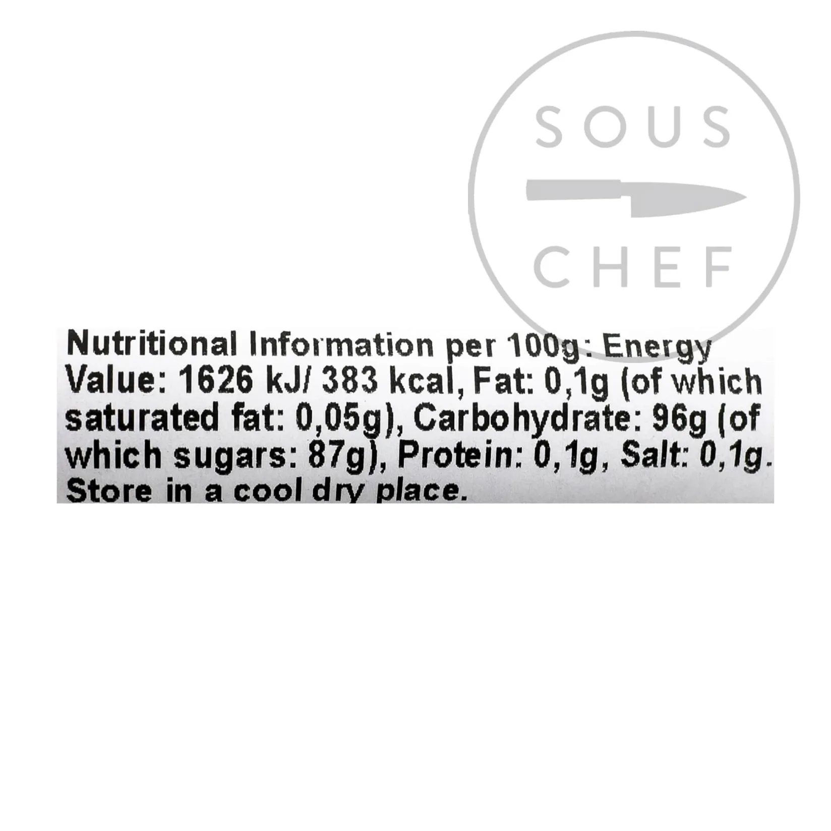 Hot No 6 Candy Cane Lane - Giant Candy Cane, 100g Ingredients Brands|Chocolate & Sweets