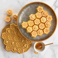 New Honeycomb Pull-Apart Dessert Pan American Ingredients|Baking Supplies & Equipment