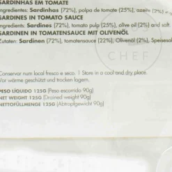 Outlet Sardines in Tomato, 125g Ingredients Brands|Tinned Fish & Seafood