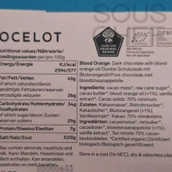 New Organic Dark Chocolate & Orange Chocolate Bar, 70g Made In The Uk|Chocolate & Sweets